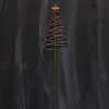 Gouden kerstboomsteker met ster, 30 cm. - Afbeelding 2