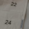 Adventskalender van katoen, 1.80 cm lang - Afbeelding 3