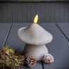 Led-paddenstoel grijs, 12.5 cm - Afbeelding 2