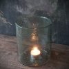 Groot sfeervol Countryfield windlicht van bubbelglas, 15 cm - Afbeelding 2