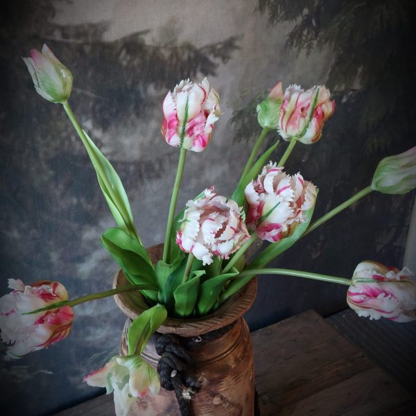 Bosje Parrot kunsttulpen roze - Afbeelding 2