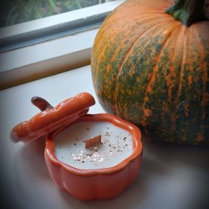 Sois Belle pumkin kaars, aanbieding!