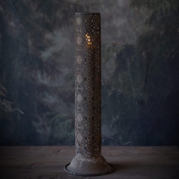 Kandelaar metaal staand, 32 cm - Afbeelding 3