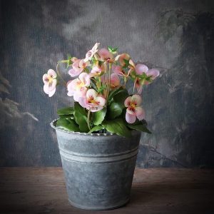 Kunst viooltjes ''pink''