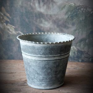 Metalen potje grijs