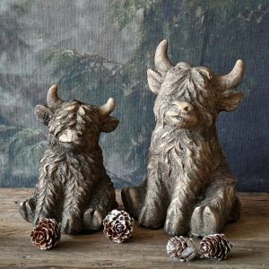 Set zittende Hooglanders ''Yuki''