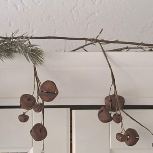 Guirlande met roestbelletjes, 150 cm